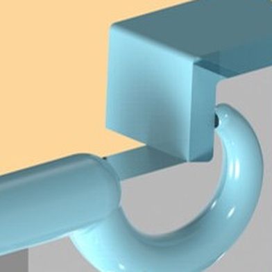 Die neuen Tunnel-Angusseinsätze des Typs TGBL von i-mold ermöglichen eine Umlenkung des Schmelzstroms um bis zu 270°, um beispielsweise Deckelränder von der Innenseite her anzuspritzen. (Bild: i-mold)