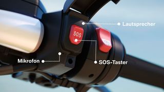 „Intelligenter Notruf“: Ein eCall-System für BMW-Motorräder, das dafür sorgt, dass schnellstmöglich Hilfe kommt. (BMW AG)