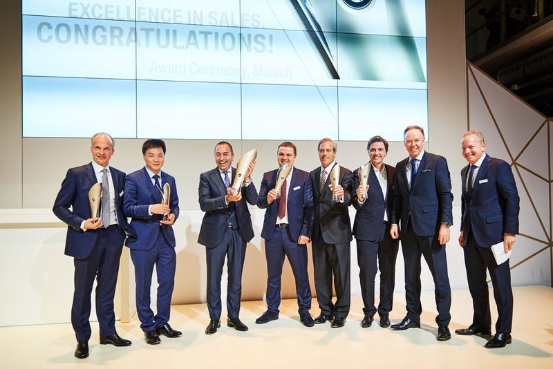 Die sechs Regionalsieger der Kategorie „Eroberung und Loyalisierung“. (BMW)