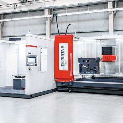 Premiere auf der AMB 2026: Die neue Schwerlastautomation Marathon LR810 erweitert das Hedelius-Automationsportfolio auf ein Transfergewicht von bis zu 2000 Kilogramm. (Bild: Hedelius)
