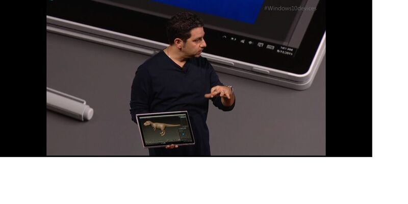 Mit der Nvidia-GPU soll das Surface Book sogar schnell genug für professionelle 3D-Modeling-Programme sein. (Bild: Microsoft)