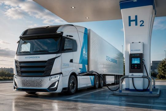 To ensure that hydrogen, in addition to electric powertrains for trucks, becomes more widely adopted as an alternative propulsion option, several major companies are now collaborating. Here’s who they are and what exactly this is all about ...(Image: AI-generated)