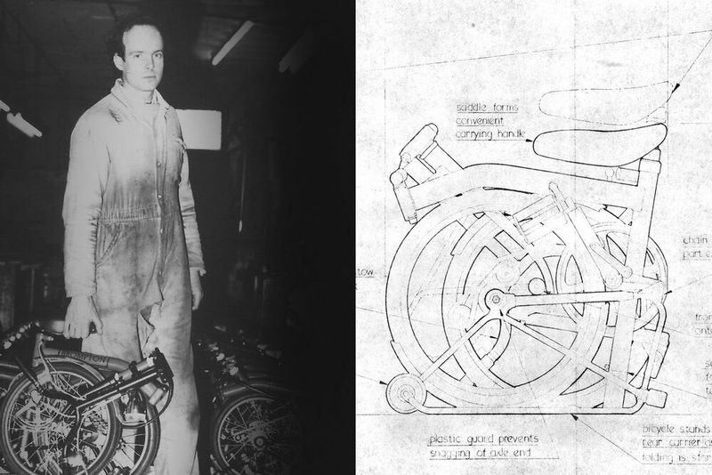 Das Brompton-Faltsystem ermöglicht es, das Rad auf etwa die Größe der Räder zusammenzufalten – und das in weniger als 20 Sekunden. (Bild: Brompton)