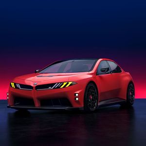 BMW M hat den sportlichen Ableger der Neuen Klasse vorgestellt, das M Concept Neue Klasse.(Bild:  BMW)