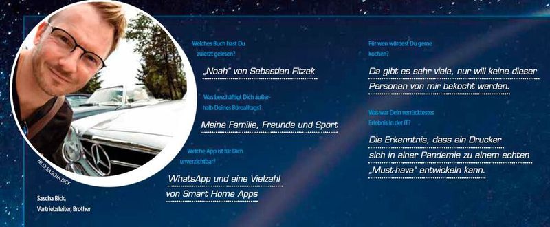 Sascha Bick, Vertriebsleiter, Brother (IT-Business)