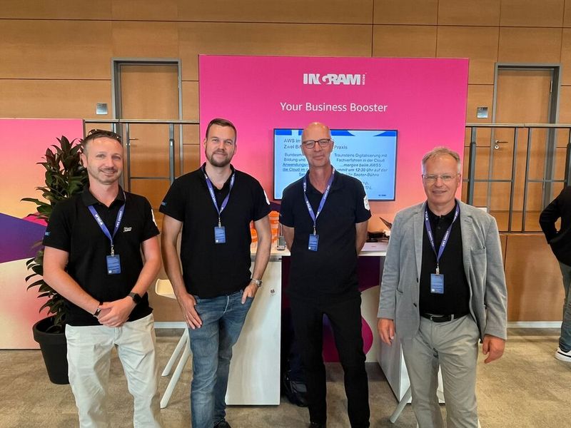 Ingram Micro war auch in desem Jahr wieder als Sponsor vor Ort. (Bild: Vogel IT-Medien)