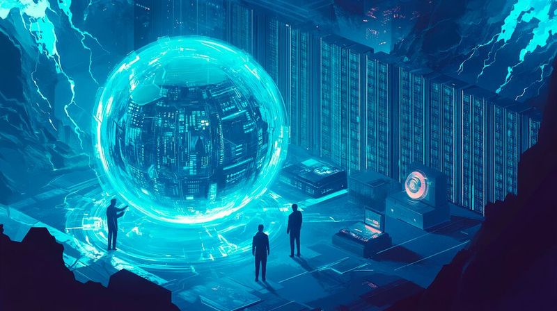 Azure-VM-Snapshots sind nützliche Werkzeuge für die Cloud-Infrastruktur. Sie dienen nicht nur als Backups, sondern ermöglichen auch die Erstellung neuer VMs. Microsoft bietet mit dieser Technologie Funktionen für Datensicherung und VM-Management in Azure.(Bild:  Midjourney / KI-generiert)