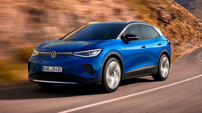 Der ID 4 ist nach dem ID 3 VWs zweites Elektroauto auf Basis des komplett neu konzipierten Modularen E-Antriebsbaukasten (MEB). (VW)