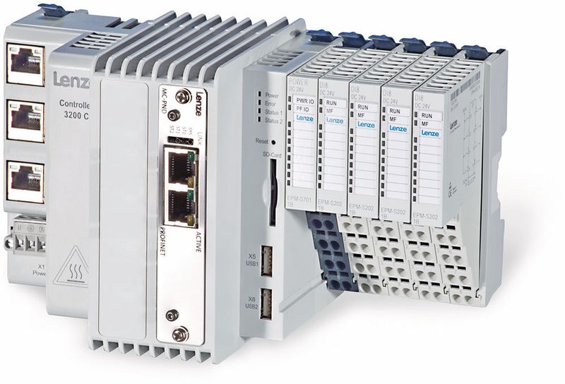 Lenze erweitert Motion-Controller-Plattform für dezentrale Schaltschränke. (Lenze)