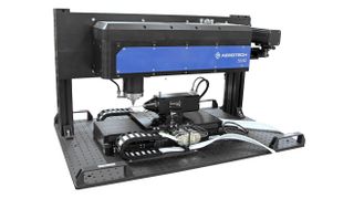 Precise microlaser processing is particularly in demand in medical technology, microelectronics and component production in the automotive industry. The AGV5D 5-axis precession scanner is optimally designed for this. (Source: Aerotech)
