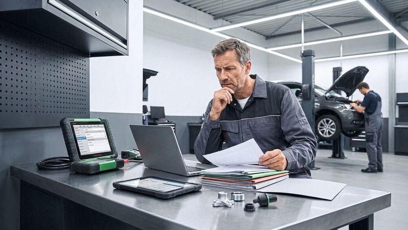 Die Last an der Beweislastumkehr tragen Autohändler und Werkstätten. Schon der geringste Verdacht, dass das Auto, dass sie verkauft haben, einen Mangel gehabt haben könnte, löst eine umfängliche Nachweispflicht aus.(Bild:  Gemini / Gemini 3 Pro / KI-generiert)
