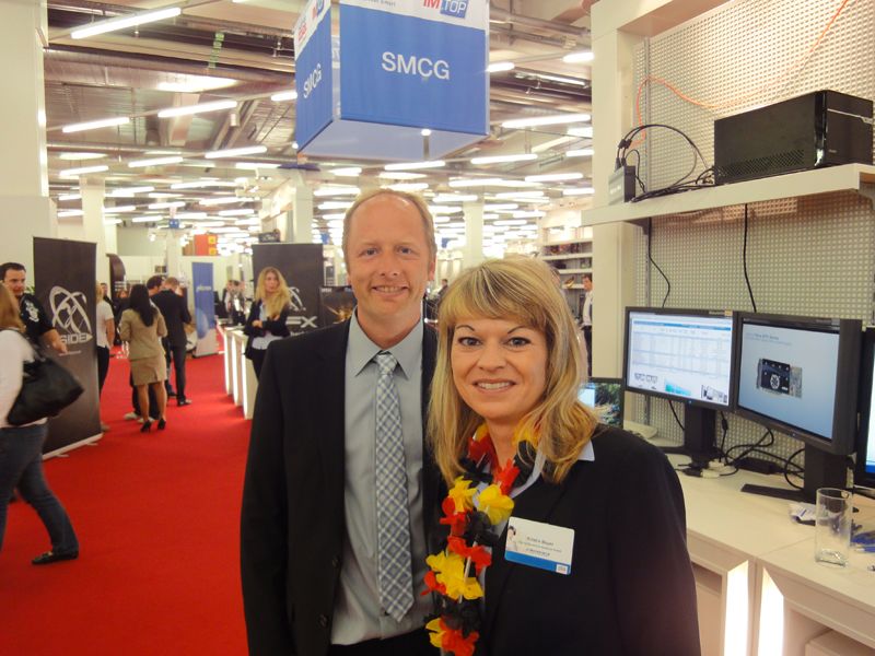 Jörg Langeheine und Kristin Beyer, Matrox (Archiv: Vogel Business Media)