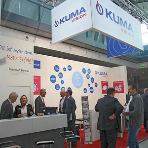 Viele Softwarehersteller stehen noch am Anfang der Cloud-Reise: ERP-Anbieter Kumavision, hier auf der Fachmesse IT & Business, macht nach eigenen Angaben derzeit etwa  5 % seines Umsatzes mit Cloud-Lösungen.