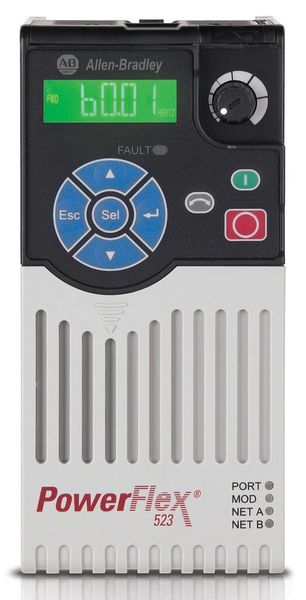 Der sparsame Frequenzumrichter Powerflex 523 ist ideal für Hersteller einfacher Stand-Alone-Maschinen geeignet. (Bild: Rockwell Automation)