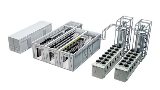 Das vorgefertigte Design in unterschiedlichen Kombinationen setzt auf werkseitig integrierte und vollständig getesteten Komponenten. (Bild:  Vertiv)