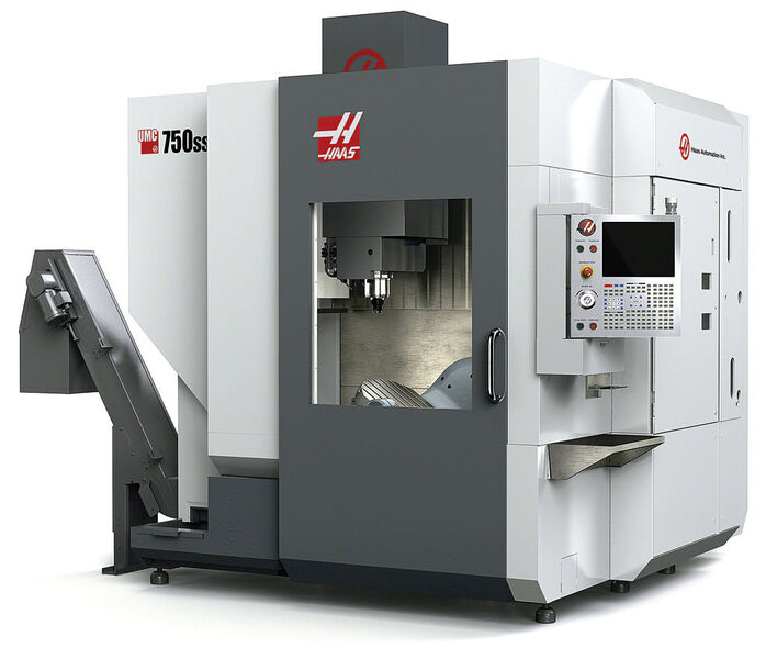 The Haas UMC-750SS, is a super-speed version of the company’s popular universal 5-axis machining centre. (Source: Haas)