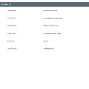 Textbasierte Anzeige aller Sensordaten in der „Expert View“.