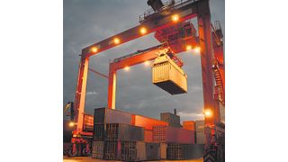 ITT Control Technologies hat spezielle Stoßdämpfer entwickelt, die verhindern, dass die Kabine des Kranführers und die Laufkatze am Ende der Laufschienen anschlagen. (Bild: ITT Control)