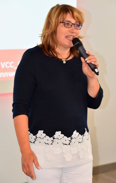 Kompetente Moderatorin und EMS-Tag-Erfinderin Claudia Mallok. (Bild: VCG)