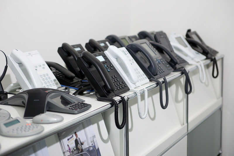 Telefone dürfen natürlich in einem UCC-Democenter nicht fehlen. (Archiv: Vogel Business Media)