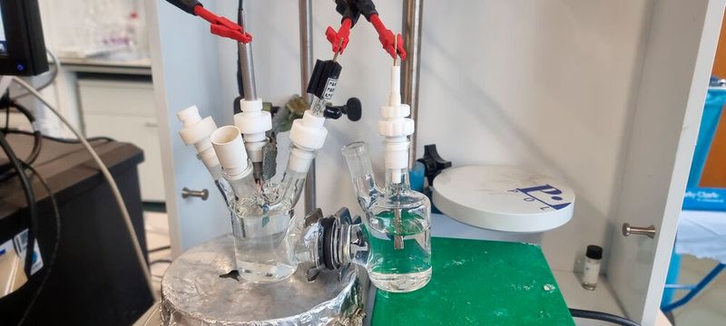 Elektrolysezelle zur Herstellung von Ameisensäure aus Glycerin (Bild: Tobias Rios-Studer)