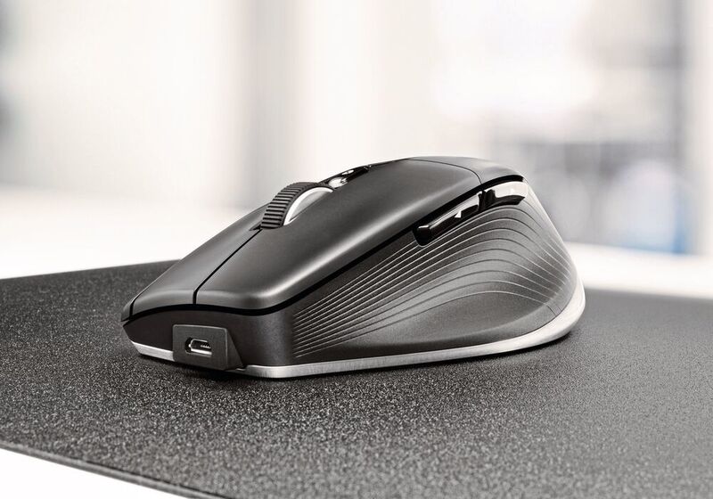 Die ergonomische Präzisionsmaus CAD-Mouse Pro Wireless ist auch Teil des Testkit.  (3D-Connexion)