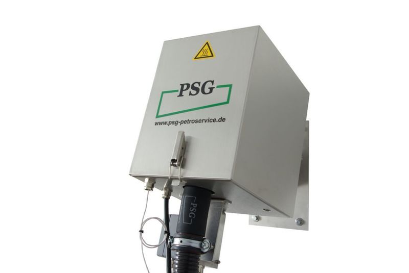 Die Basic-Sonde mit angeschlossener Messgasleitung ist im Edelstahlgehäuse gut vor Abnutzungserscheinungen und UV-Strahlung geschützt. (PSG)