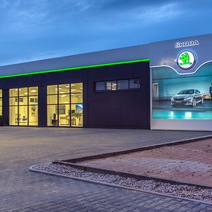 Das Autohaus Groß & Vogt hat in Schneeberg im Erzgebirge seinen neuen Betrieb eingeweiht.(Foto:  Mirko Haude)