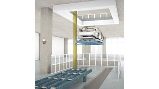 Der Ecclos-Flex-S ist ein sektionsbildender Förderanlagenabschluss aus feuerfestem Gewebe. Bild: Stöbich (Archiv: Vogel Business Media)