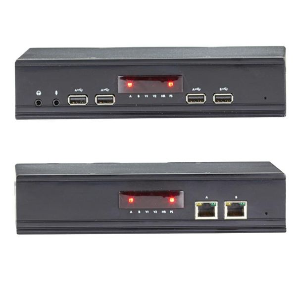 Black Box zufolge überträgt der KVM Displayport CATx Extender jedes Pixel eines jeden Frames verlust- und latenzfrei in allen gängigen Formaten und Auflösungen. (Bild: Black Box)
