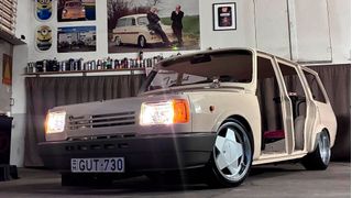 Der neu aufgebaute Wartburg 1.3 Tourist soll  künftig auf Fahrzeugtreffen und Charity-Events Spenden sammeln und  Aufmerksamkeit schaffen. (Bild: Morris Furkert)