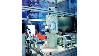 Robotergestützte Messzellen sind eine Alternative zu maßgeschneiderten Mess- und Prüfvorrichtungen, weil sich Änderungen im Prüfprozess einfach umsetzen lassen. Bild: OPW (Archiv: Vogel Business Media)