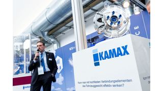 Kamax hat die Robert-Schröder-Gruppe übernommen. Im Bild: Mario Braun, Vice President Business Development bei Kamax, beim Leichtbau-Gipfel in Würzburg. (Stefan Bausewein)