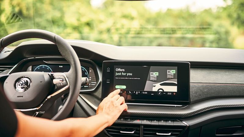 Die Rabatte-App von Skoda können jetzt auch Kunden in Spanien und Finnland nutzen.(Bild:  Skoda)