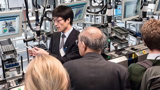 Das Demonstrations- und Innovationszentrum im Global Advanced Manufacturing Institute (Gami) in Suzhou dient auch als Plattform für Projekte deutscher und chinesischer Forscher. (KIT)