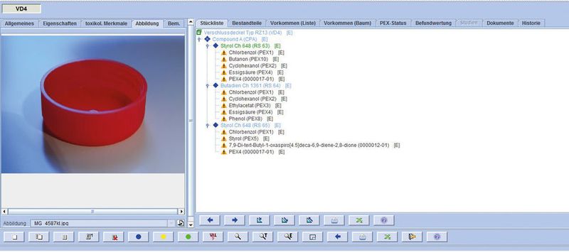 Abb. 3: Beispiel für die Benutzeroberfläche von X&L (Staab Informatik )