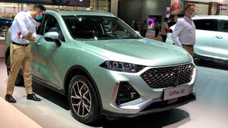 Great Wall Motors präsentierte seine Marke Wey auf der IAA in München. (Bild: Andres Wehner)