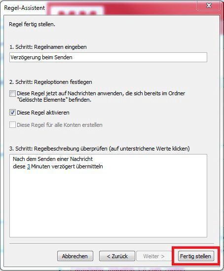 Zuletzt klicken Sie auf „Fertig stellen“. (MM Maschinenmarkt)