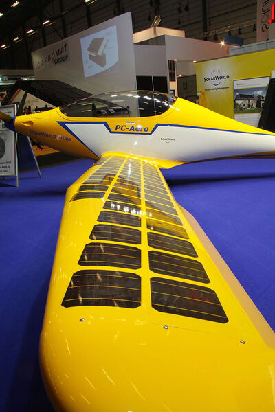 Kooperation von SolarWorld und PC Aero: Solar-Ultraleichtflugzeug e-One (e-one)