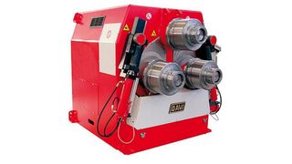 Mit der Profilbiegemaschine können praktisch alle Werkstoffe aus Stahl, Aluminium, Messing und Kupfer gebogen werden.  Bild: Davi Promau (Archiv: Vogel Business Media)