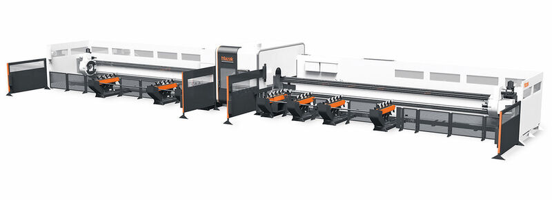 Die Mazak 3D Fabri Gear wurde speziell für das Präzisionsschneiden entwickelt – dadurch werden küzere Schweiß- und Montagezeiten erzielt. (Yamazaki Mazak)