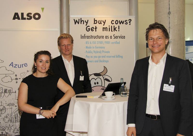 Das Team von Global Access (v.l.): Tiffany Hart, Daniel Lehmann und Geschäftsführer Manfred Kessler (Vogel IT-Akademie)