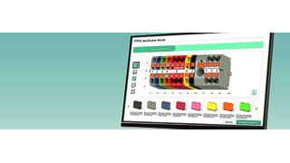 Das Verteilerblocksystem PTFIX verfügt über die drei Nennquerschnitte 1,5 mm², 2,5 mm² und 4 mm² sowie über kompatible Durchgangsblöcke mit zwei Anschlüssen. Mit dem webbasierten PTFIX-Konfigurator werden individuelle Verteilerblock-Kombinationen online erstellt. (Phoenix Contact)