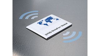 RFID-Label DistaFerr Global: liest die Frequenzbänder ETSI und FCC (Bild: Schreiner Group)