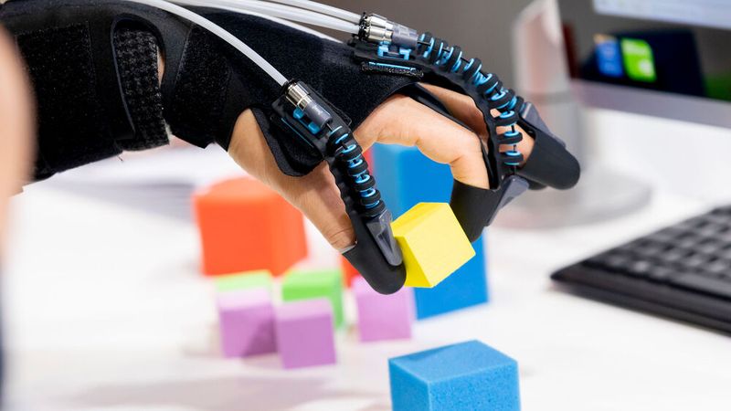 Zum Rehabilitationsprozess gehört auch die Versorgung mit Hilfs- und Heilmitteln wie zum Beispiel Orthesen. Zum Rehabilitationsprozess gehört auch die Versorgung mit Hilfs- und Heilmitteln wie zum Beispiel Orthesen.