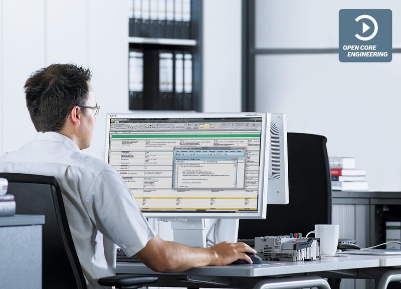 Schnell mit dem Office-Programm Excel Produktionsdaten direkt aus einer Maschine erfassen und auswerten: Mit Bosch Rexroth kein Problem. (Bild: Bosch Rexroth)