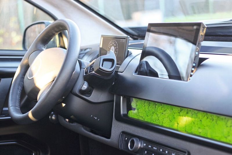 Richtig grün wird es im Innenraum: Der Luftfilter besteht aus Moos. (Bild: Sono Motors)