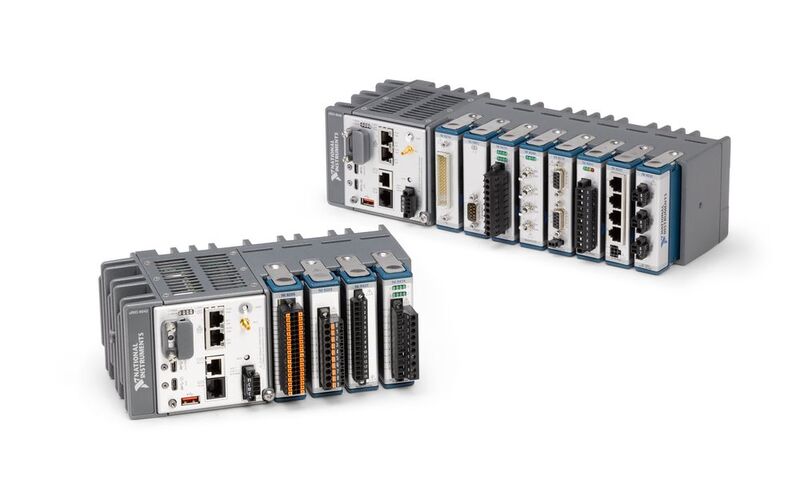 Die neuen CompactRIO-Controller mit TSN-fähigen Ethernet-Ports und den Treiber NI-DAQmx. (Bild: NI)