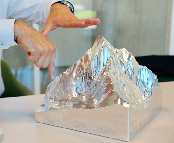Le mont Cervin fraisé et gravé par GF Machining Solutions (Source : MSM)