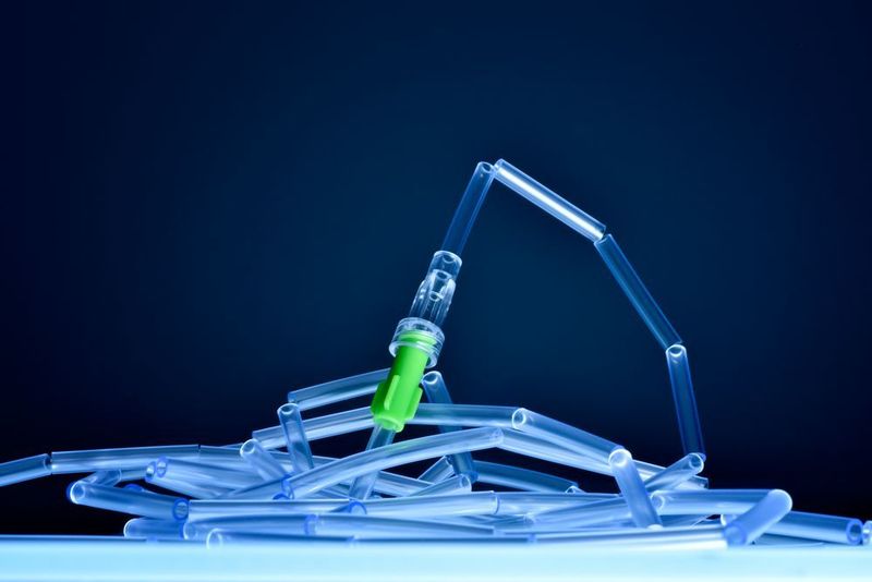 Novoplast Schlauchtechnik und Fleima-Plastic zeigten vorgeschnittene Schläuche, bei denen der Schlauch während des Fertigungsprozesses nicht vollständig durchtrennt wird, sondern lediglich bis zu einem gewissen Grad. Diese als Vorperforierung bezeichnete Technologie ermöglicht das Aufwickeln und Versenden der Schläuche als Rollenware und erspart dem Kunden den Arbeitsgang des Ablängens. (Masterflex)